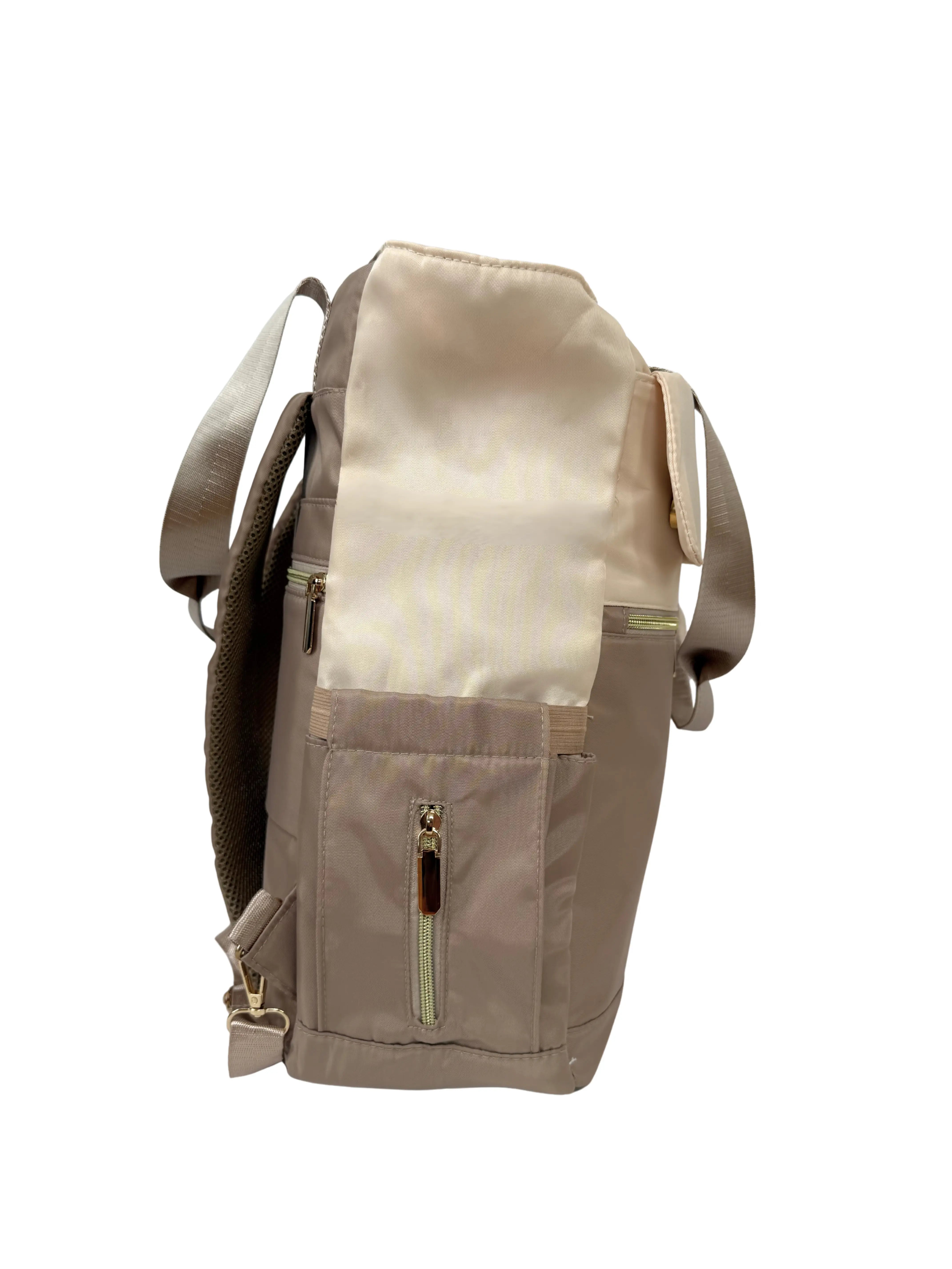 Sac à Dos de Voyage Taupe - crème MonMinot