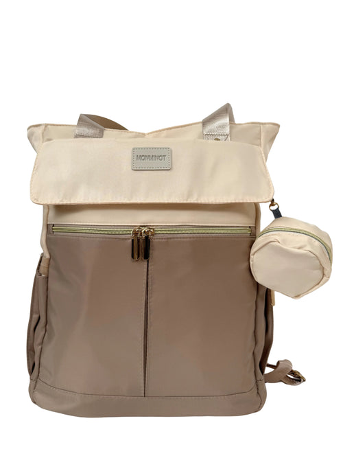 Sac à Dos de Voyage Taupe - crème MonMinot