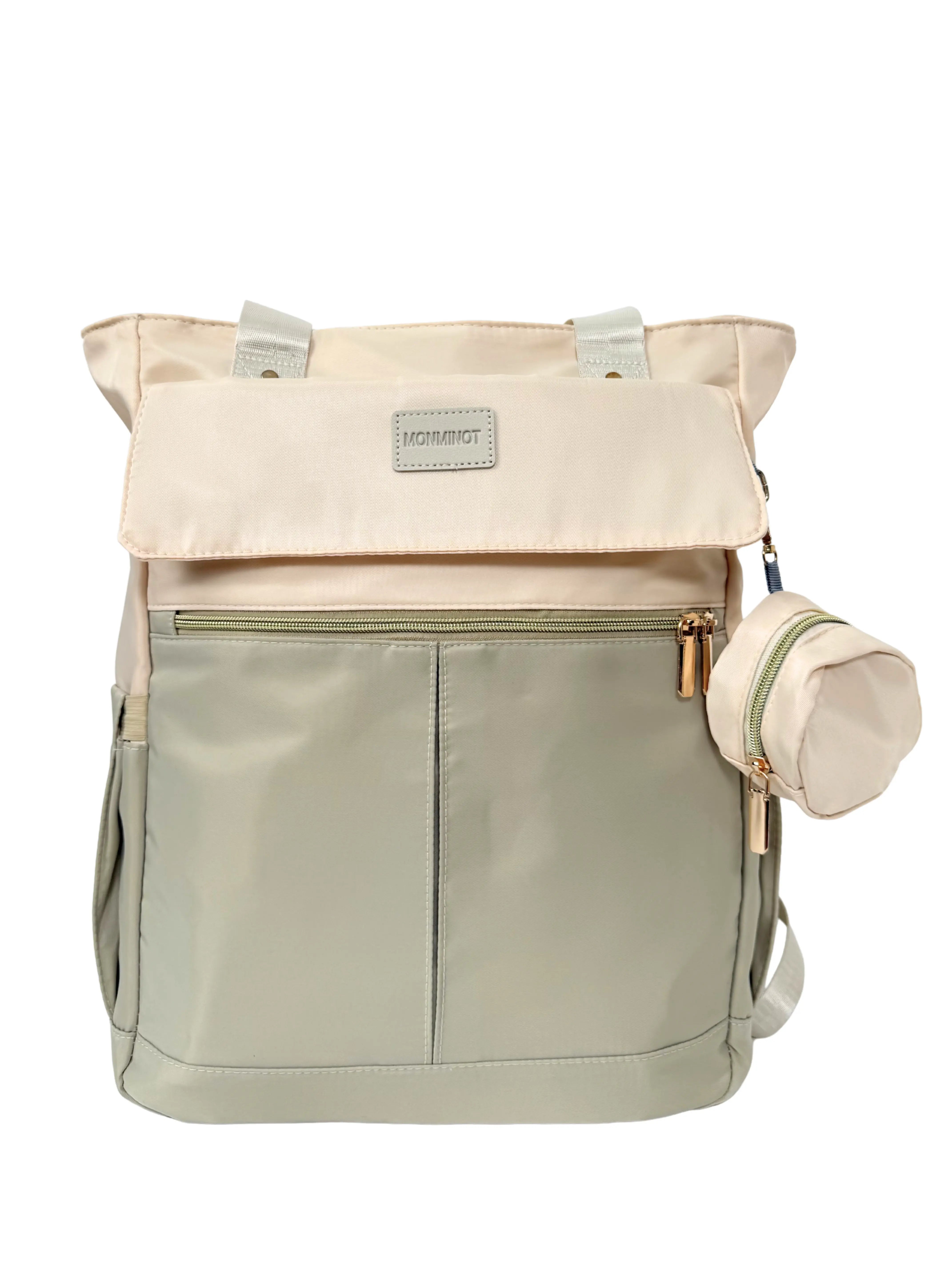 Sac à Dos de Voyage Vert sauge - beige MonMinot