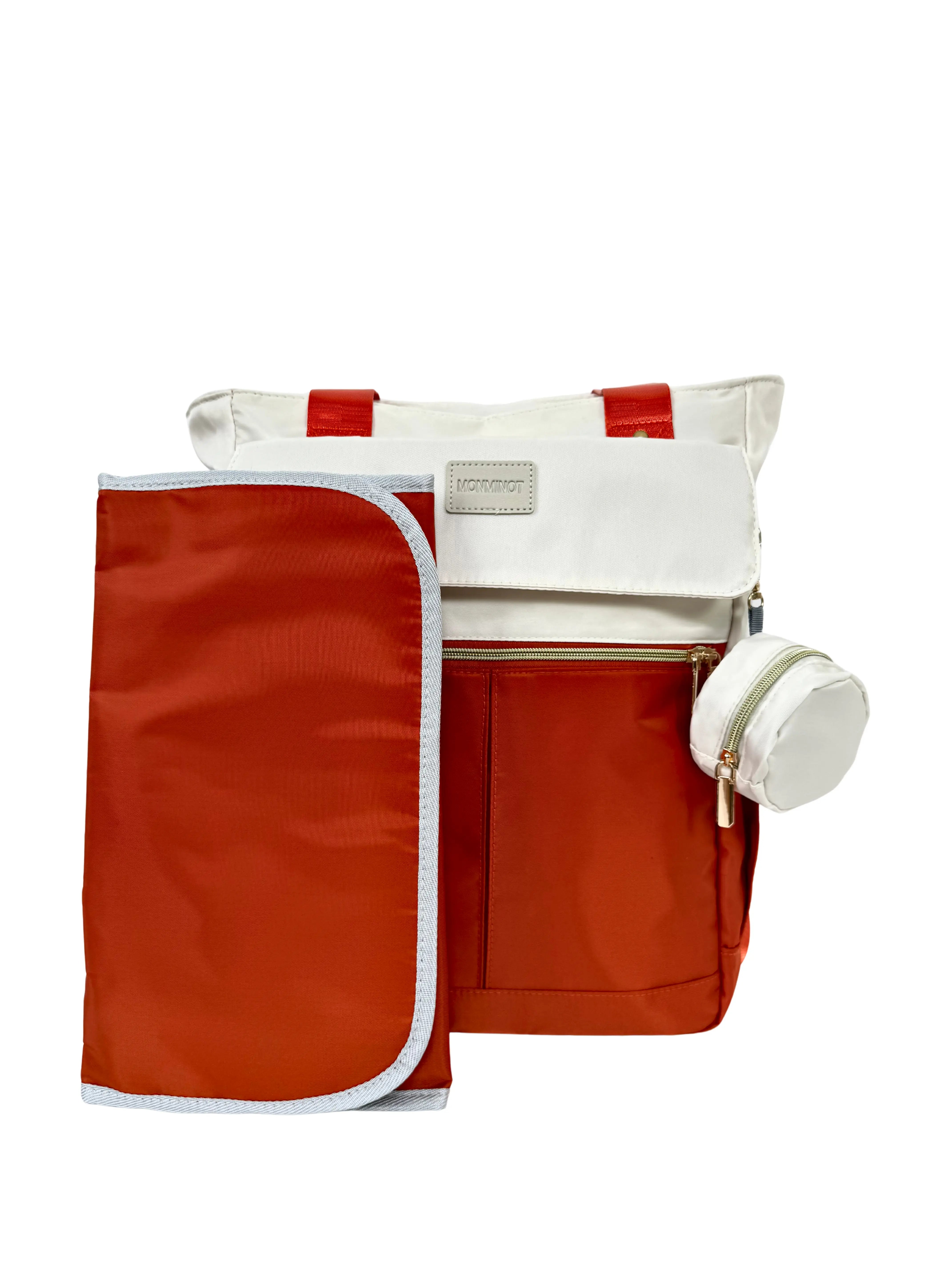 Sac à Dos de Voyage Orange - beige MonMinot