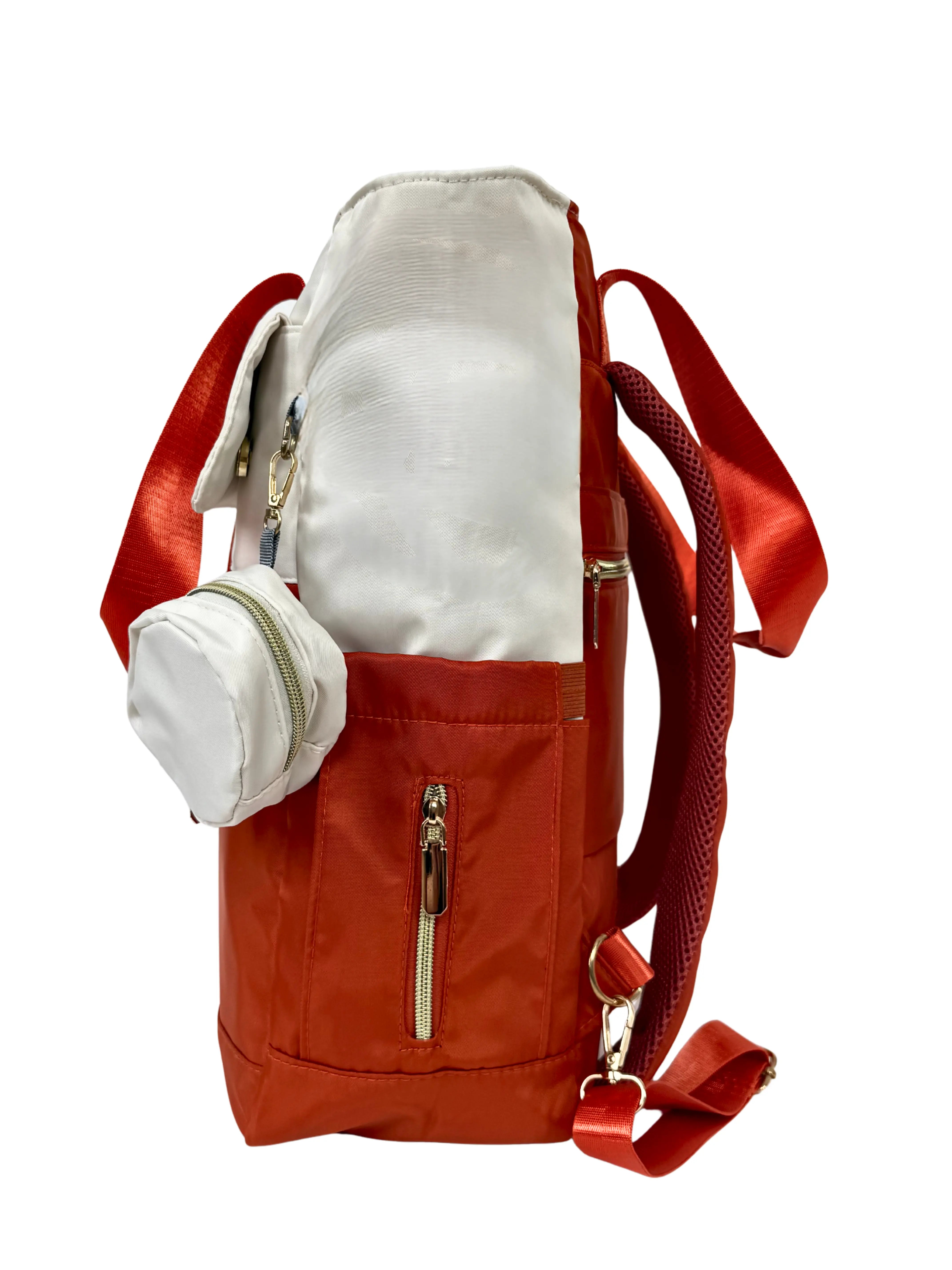 Sac à Dos de Voyage Orange - beige MonMinot