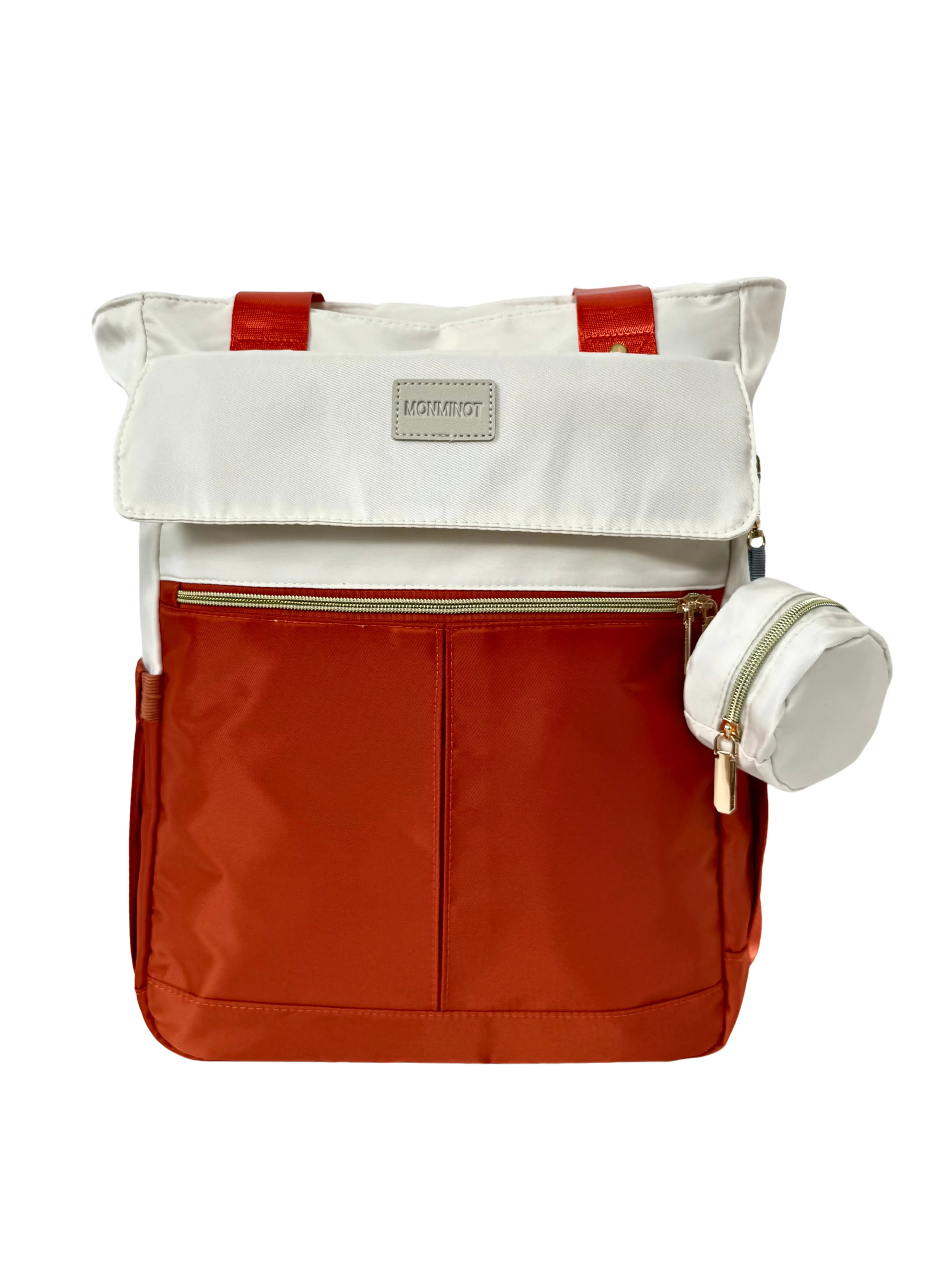 Sac à Dos de Voyage Orange - beige MonMinot